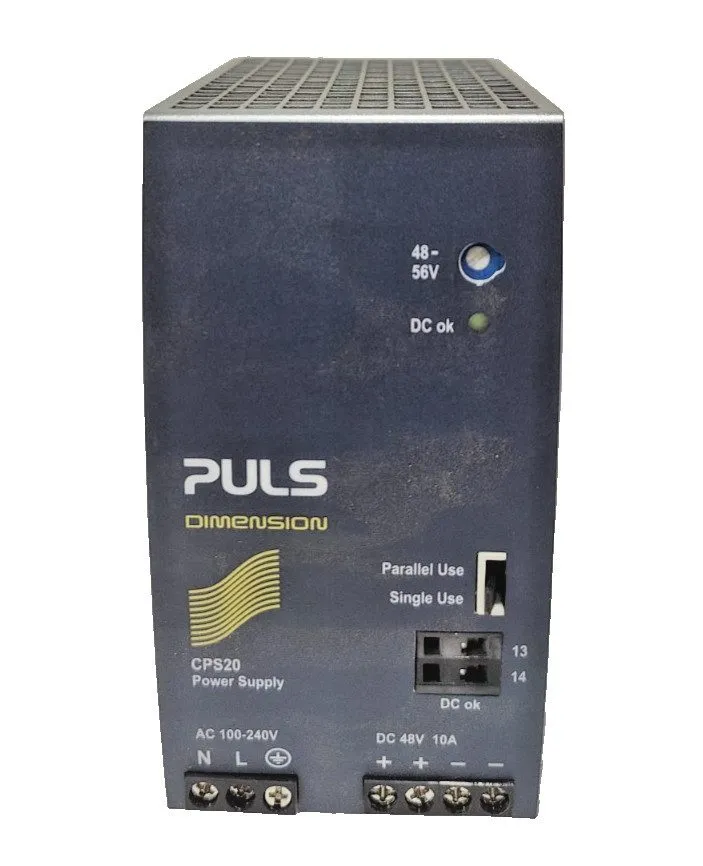 Блок питания PULS CPS20.481 AC-DC Power Supply 480W 48 to 56VDC DIN Rail Input: