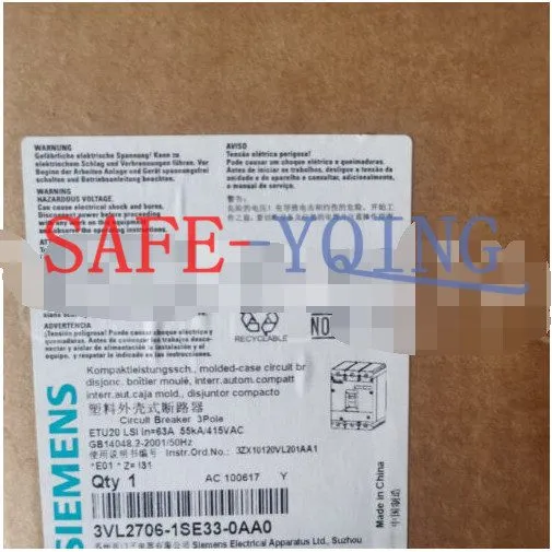 Автоматический выключатель SIEMENS 3VL2716-1AA33-0AA0 Circuit Breaker