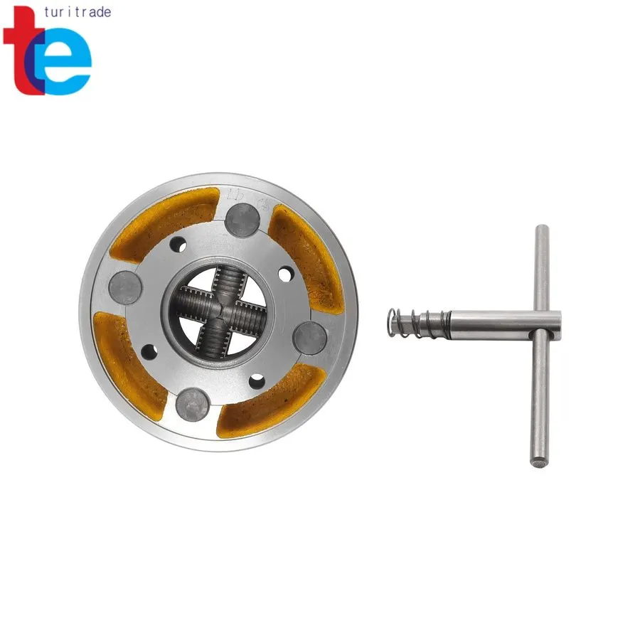 Режущий инструмент K72-200 4-Jaw Lathe Chuck 8" Alloy Steel Self-Centering Chuck — фото лота 2