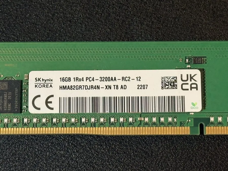 Модуль памяти RAM HPE 16GB 1Rx4 PC4-2933Y DDR4 RDIMM ECC 2933MHz P03051-091 — фото лота 2