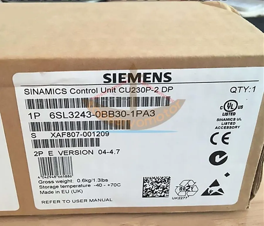 Частотный преобразователь SIEMENS 6SL3243-0BB30-1PA3 SINAMICS G120 C0NTR0L UNIT