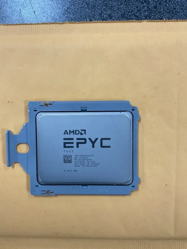 Процессор AMD EPYC 7443 24 Core 2.85GHz 200W CPU Unlocked 100-000000340 Milan 24