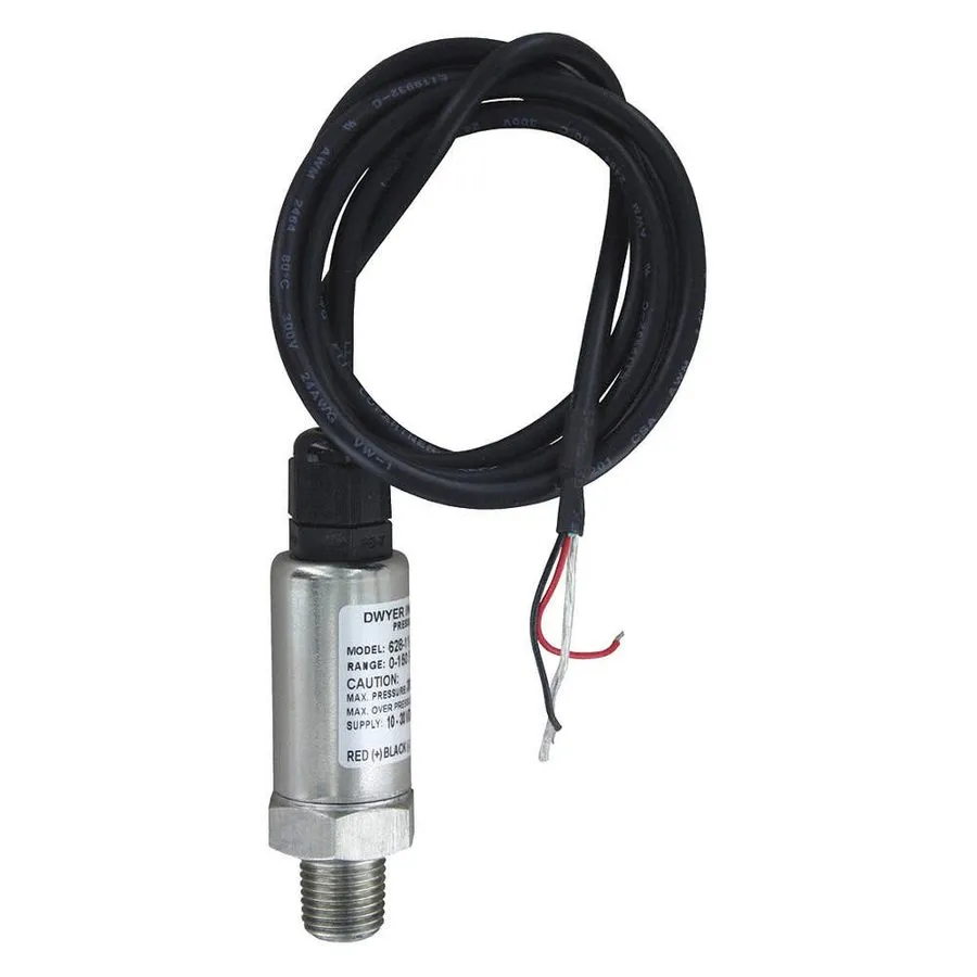 Датчик давления DWYER 628-12-GH-P1-E1-S1 Pressure Transmitter,0 to 200 psi,1/4 i — фото лота 1