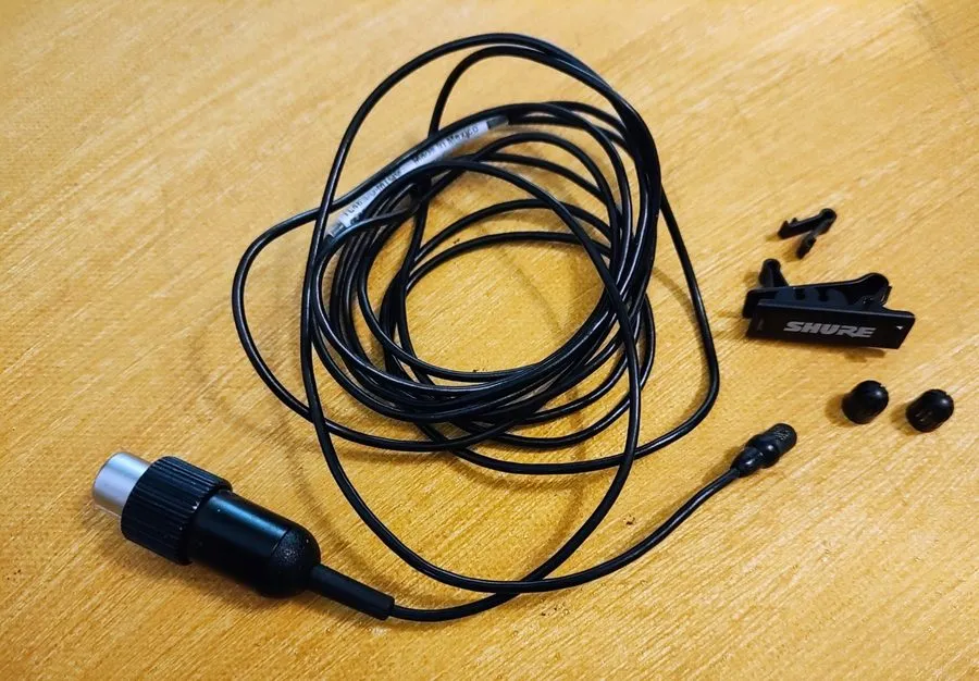 Микрофон Shure TL46B/O TwinPlex Omni Lavalier Microphone, TA4F Screw On Connecto — фото лота 1