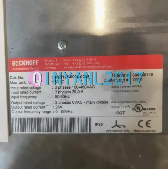Сервопривод BECKHOFF AX5125-0000-0200 Servo Driver