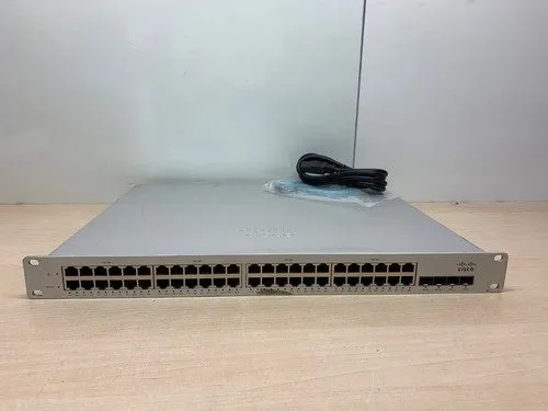Коммутатор Cisco Meraki MS220-48LP-HW 48-Port Gigabit 370W PoE Switch UNCLAIMED
