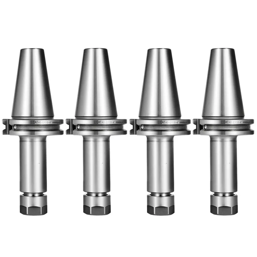 Режущий инструмент CAT40-ER16 COLLET CHUCK--4 CHUCKS Tool Holder Set 100mm