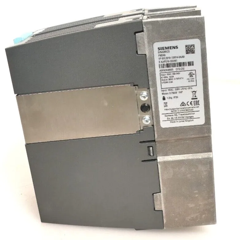 Частотный преобразователь SIEMENS 6SL3210-1SB14-0AA0 SINAMICS S120 converter pow