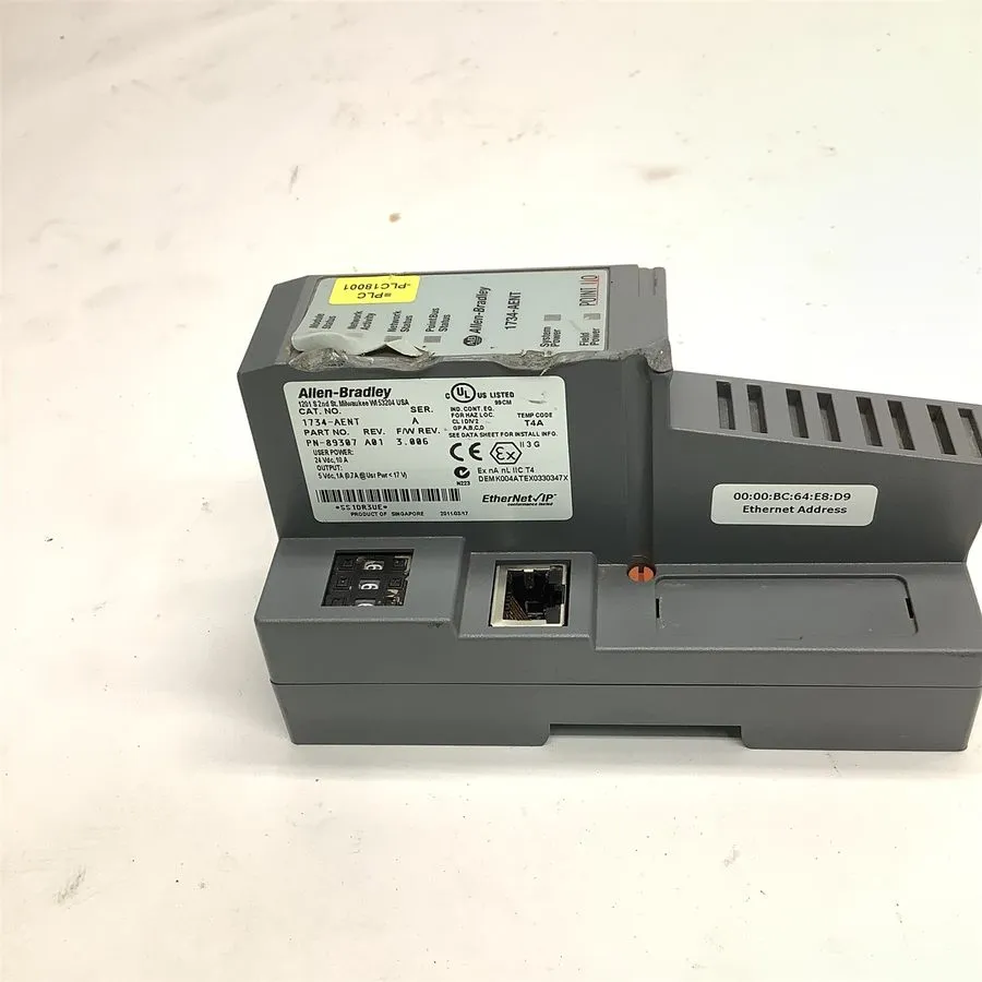 Модуль ввода-вывода Allen-Bradley 1734-AENT / C POINT I/O Ethernet Network Adapt