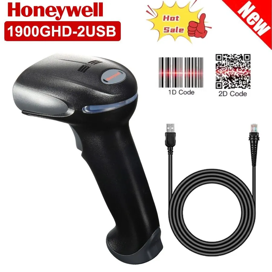 Сканер штрих-кода Honeywell 1900GHD-2USB Xenon 2D Area Imager Handheld USB Barco