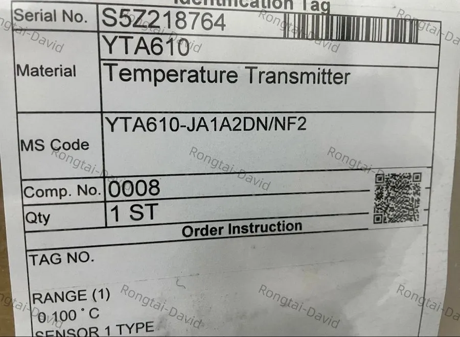 Датчик температуры Yokogawa Temperature Transmitter YTA610
