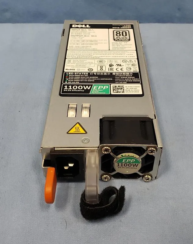 Блок питания Dell PowerEdge 9TMRF Y26KX CMPGM PR21C Server Power Supply 1100W