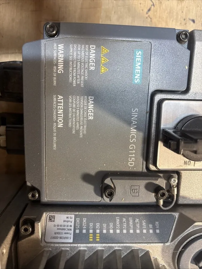 Частотный преобразователь Siemens Sinamics G115D Drive — фото лота 1