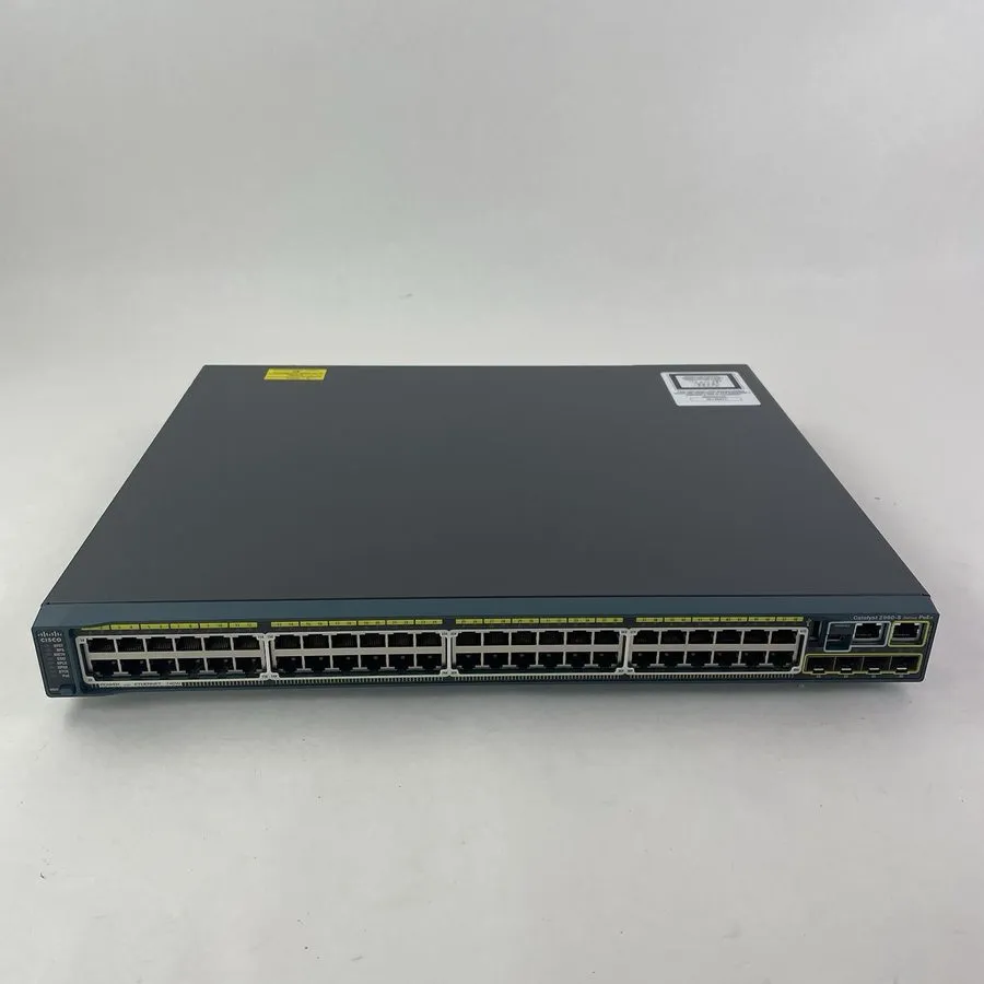 Коммутатор Cisco WS-C2960S-48FPS-L PoE+ and Reset