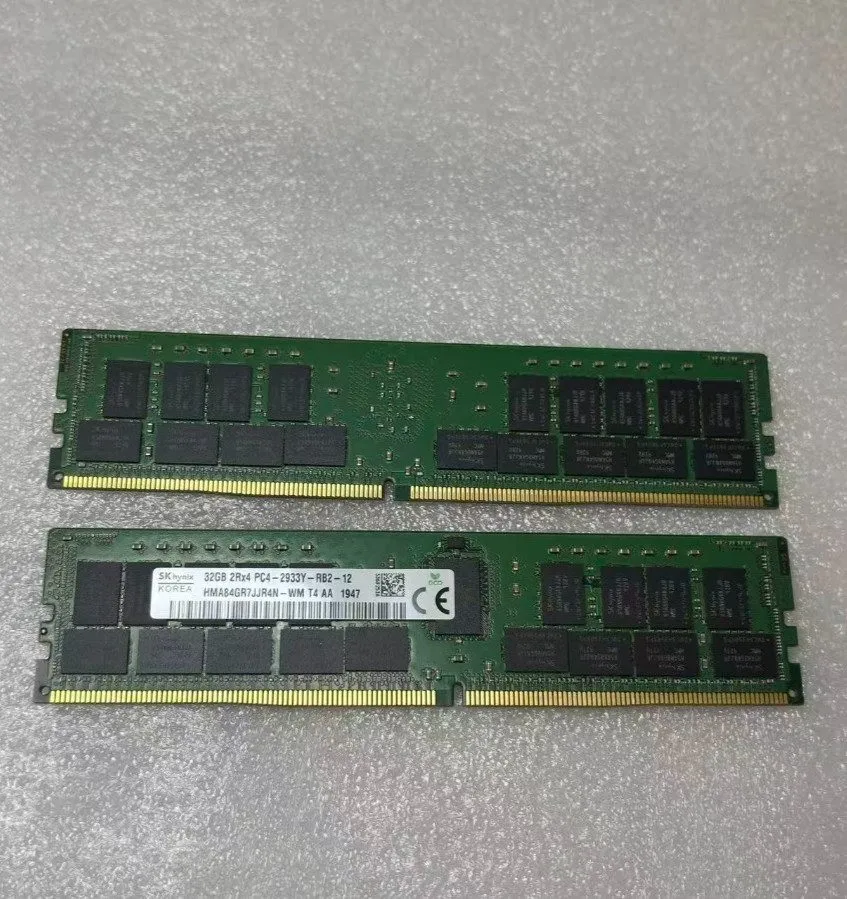 Модуль памяти SKHynix 32GB 2Rx4 DDR4-2933Y ECC REG Server RAM HMA84GR7JJR4N-WM T