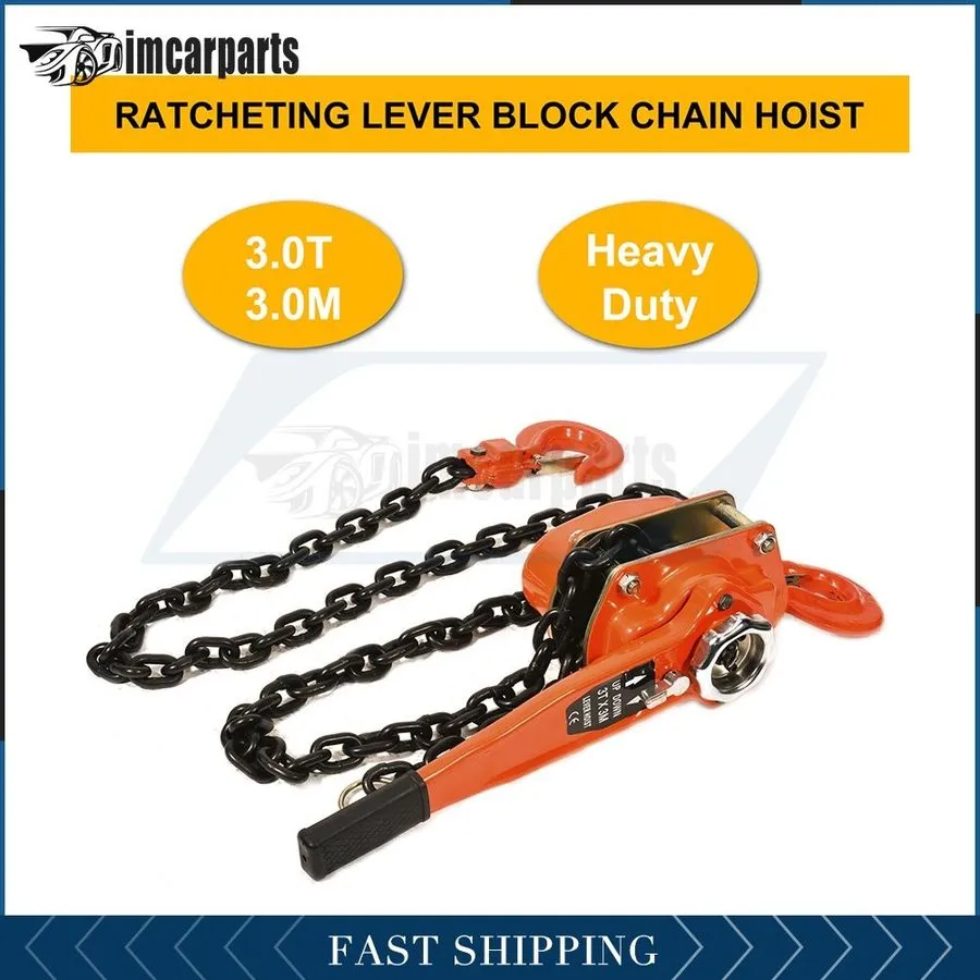 Строп 3T 6600lb Lift Lever Block Chain Hoist Comealong Lift Puller 3Ton