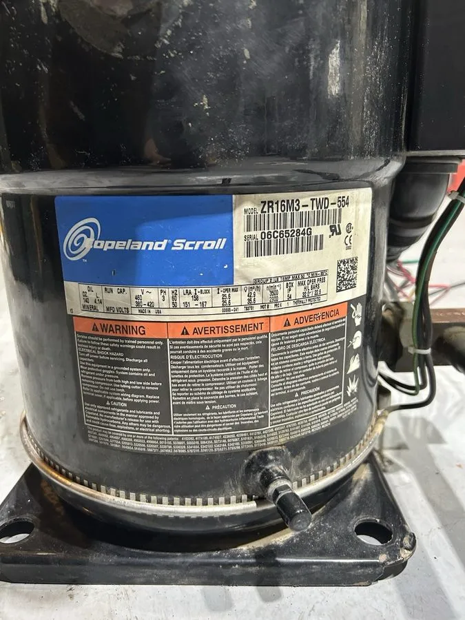 Компрессор Copeland 2R16M3-TWD-554 Scroll Compressor — фото лота 2