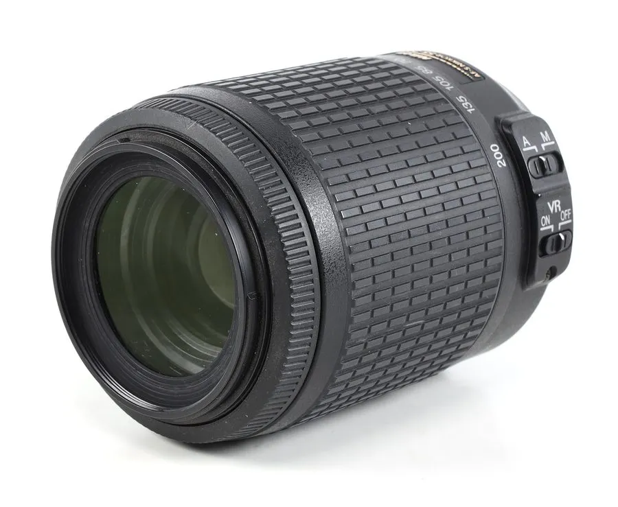 Объектив Nikon AF-S VR Nikkor 55-200mm f/4-5.6 G ED DX Zoom Lens w/ Len Caps