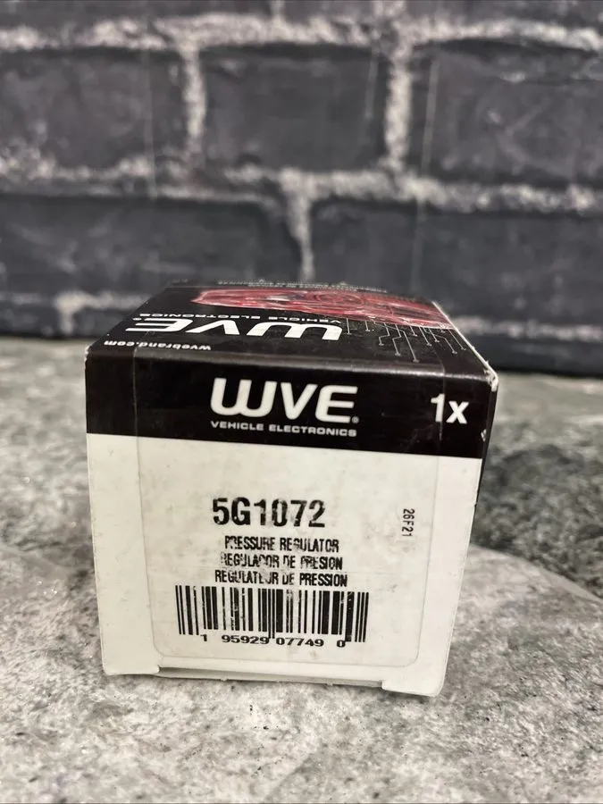Трубопроводная арматура WVE 5G1072 Fuel Injection Pressure Regulator — фото лота 1