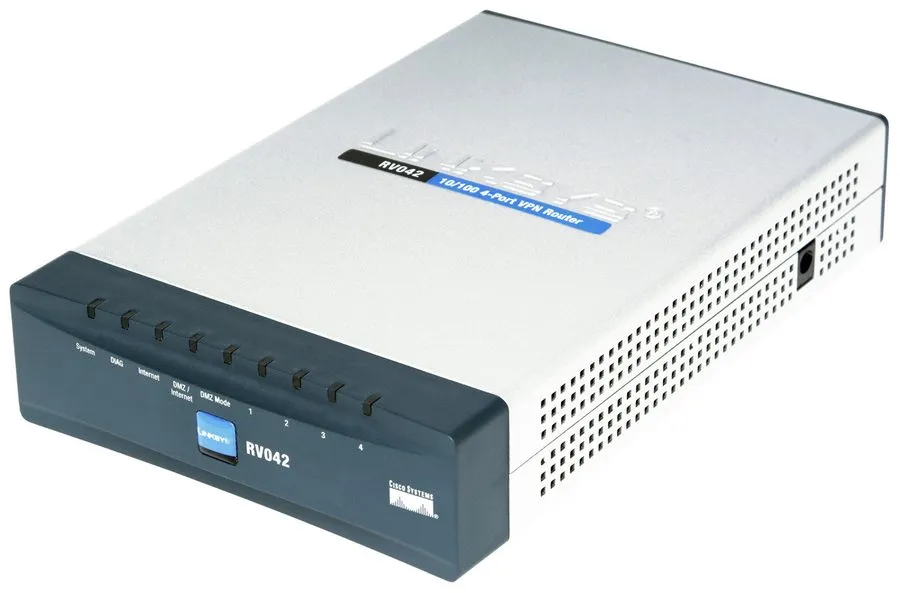 Маршрутизатор Cisco Small Business RV042 VPN Router Dual WAN NO PSU
