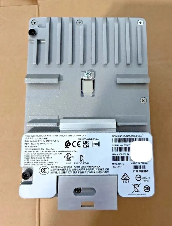 Коммутатор CISCO IE-3400-8P2S-E INDUSTRIAL ETHERNET SWITCH