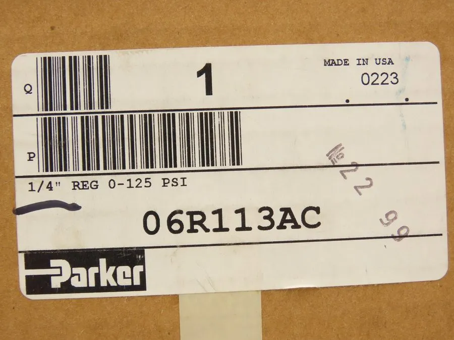 Трубопроводная арматура Parker 06R113ac Air Pressure Regulator, Pipe Size 1/4"