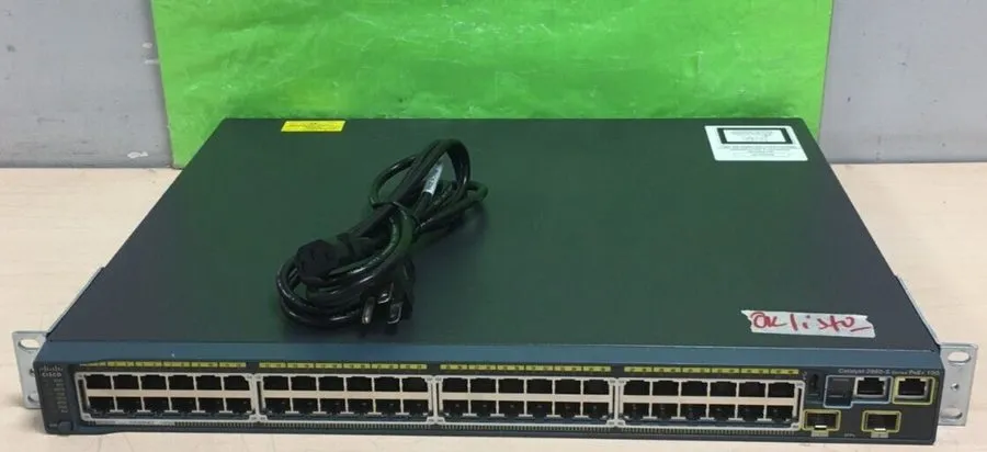 Коммутатор Cisco Catalyst WS-C2960S-48FPD-L 48 Port Gigabit PoE+ W/C2060S-STACK 