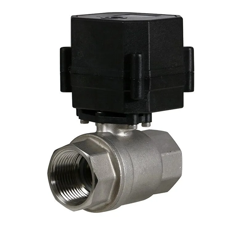 Клапан 1/2" Stainless Steel Motorized Electric Ball Valve 9V 12V-24 Volt AC/DC,