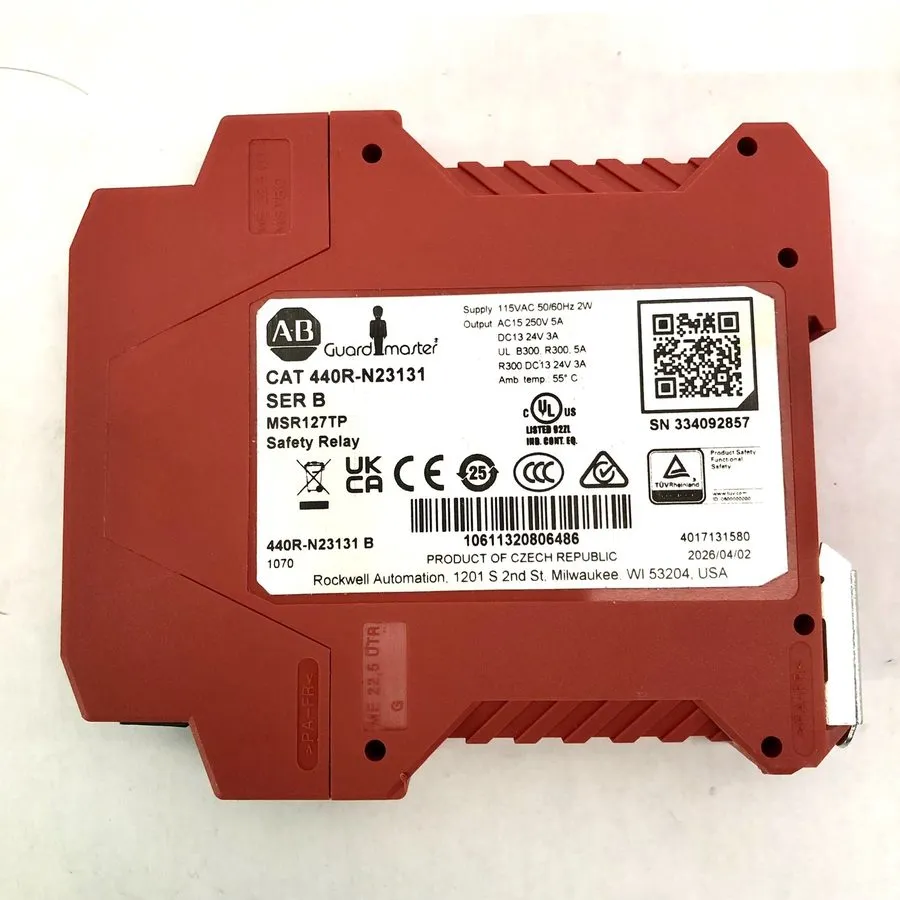 Реле безопасности Allen Bradley 440R-N23131 GuardMaster MSR127TP Safety Relay