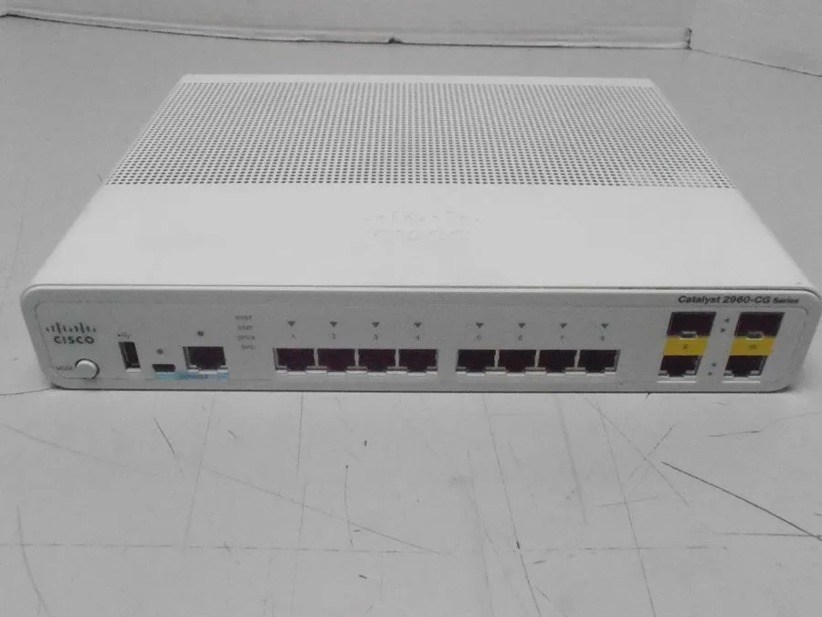Коммутатор Cisco WS-C2960CG-8TC-L 8-Port Gigabit Ethernet Managed Switch