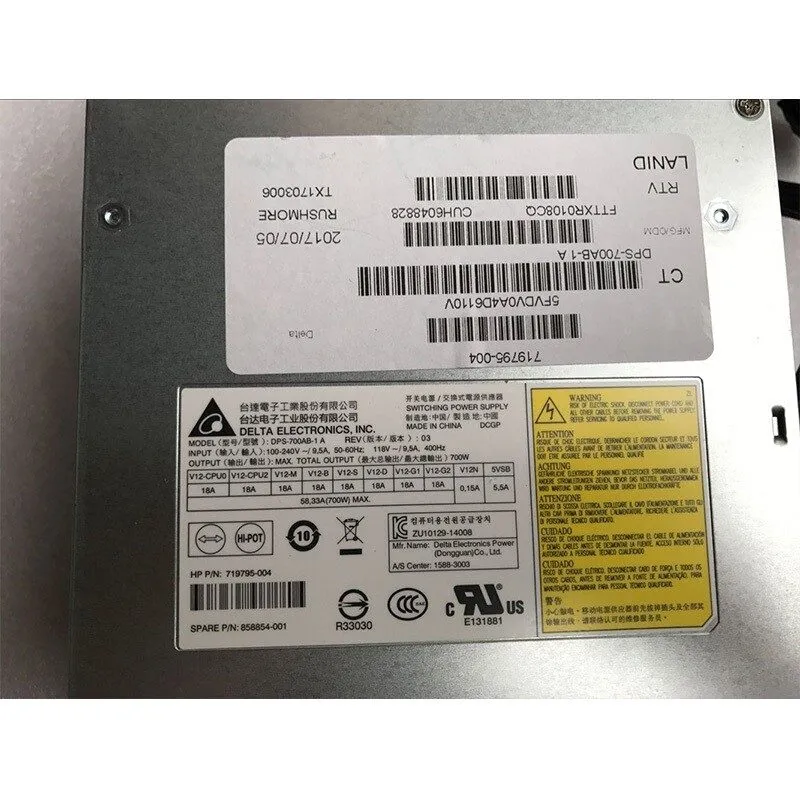 Блок питания Workstation Power Supply DPS-700AB-1