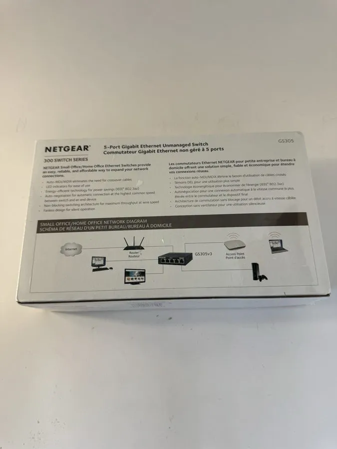 Коммутатор Netgear GS305E Smart Managed Plus 5-Port Gigabit Ethernet Switch — фото лота 2