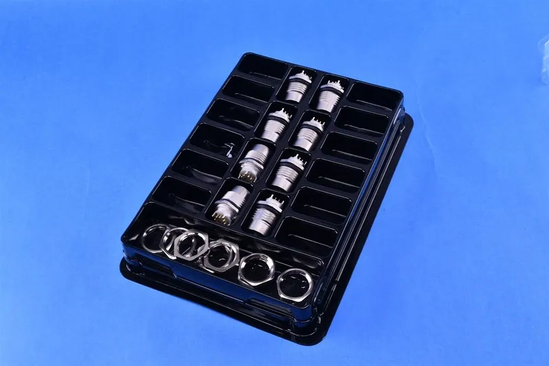 Режущий инструмент 8 Binder M12 Female Panel Mount Connector 8P shieldable M16x1