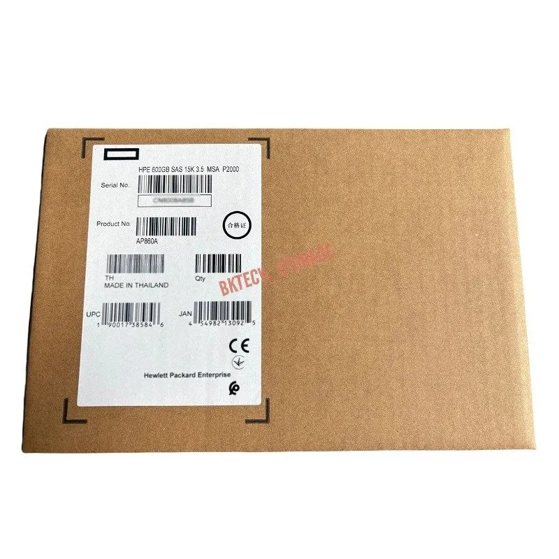 Жёсткий диск HP MSA2000 P2000 AP860A 601777-001 600GB SAS 15K 3.5" LFF Hard Driv