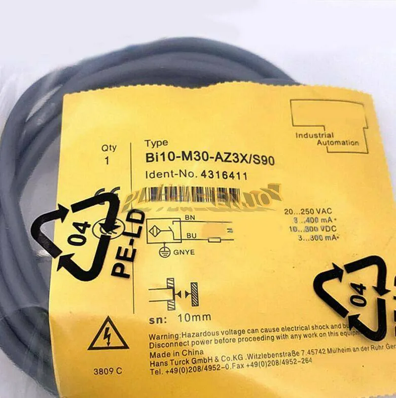 Датчик приближения Turck BI10-M30-AZ3X/S90 Inductive Proximity Sensor 4316410 M3