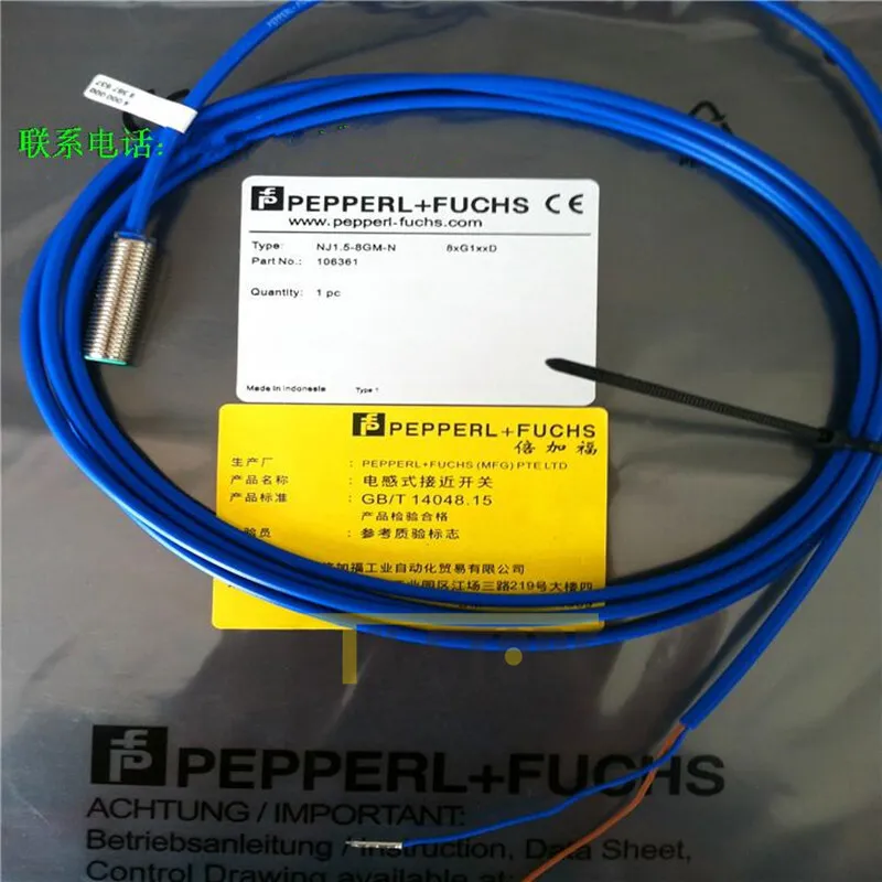 Датчик приближения NJ1.5-8GM-N Pepperl + Fuchs Proximity Sensor