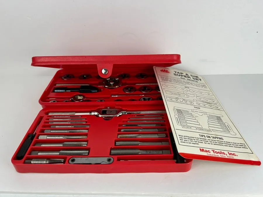Режущий инструмент MAC Tools 3606TS Tap & Die Super Set SAE Standard SPB-TS 3682