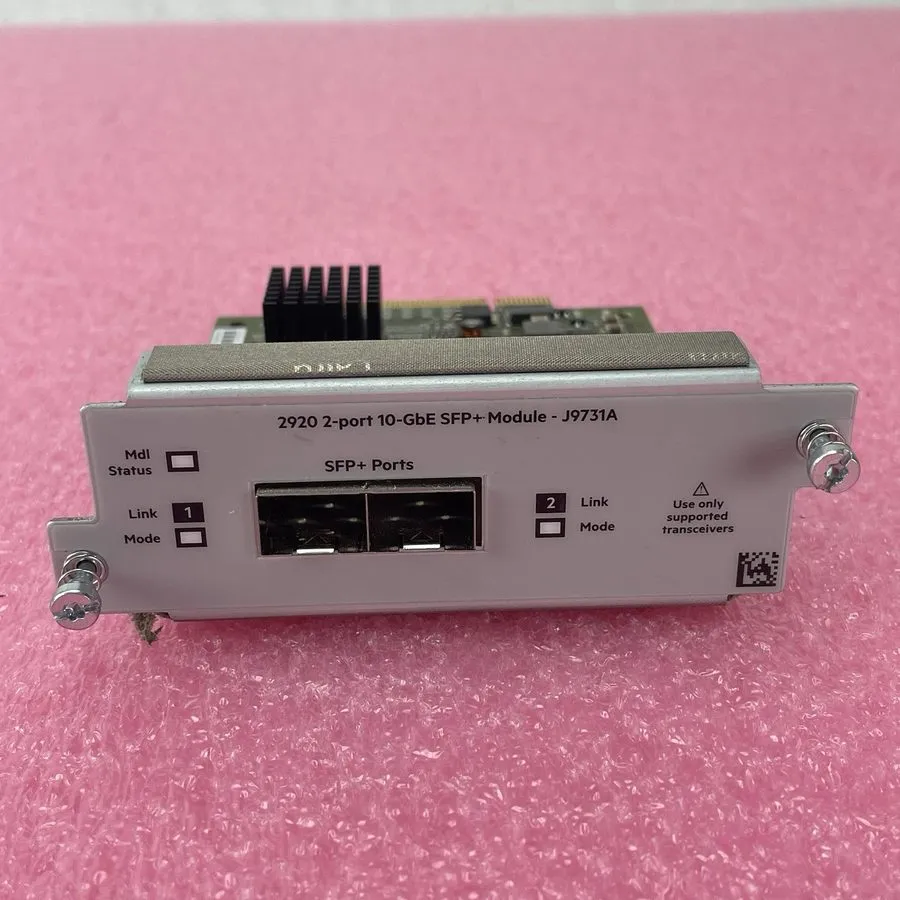 Трансивер J9731A HP HPE Aruba 2920 2-Port 10GbE SFP+ Module 5066-2234