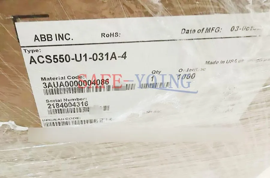 Частотный преобразователь ABB ACS550-U1-031A-4 No Keypad