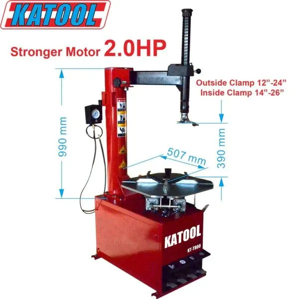 Шиномонтажный станок KATOOL Tire Changer Machine KT-T800 wheel balancer KT-B700  — фото лота 2