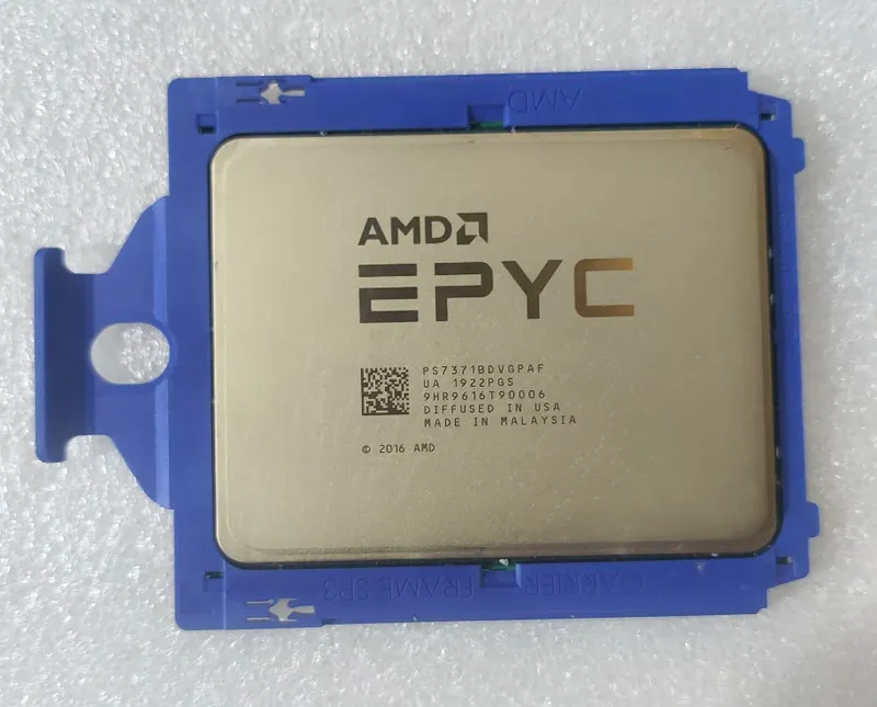 Сервер Unlocked 7371 AMD EPYC CPU 16 Cores Up to 3.8GHz 1P/2P PCIe 3.0 x128