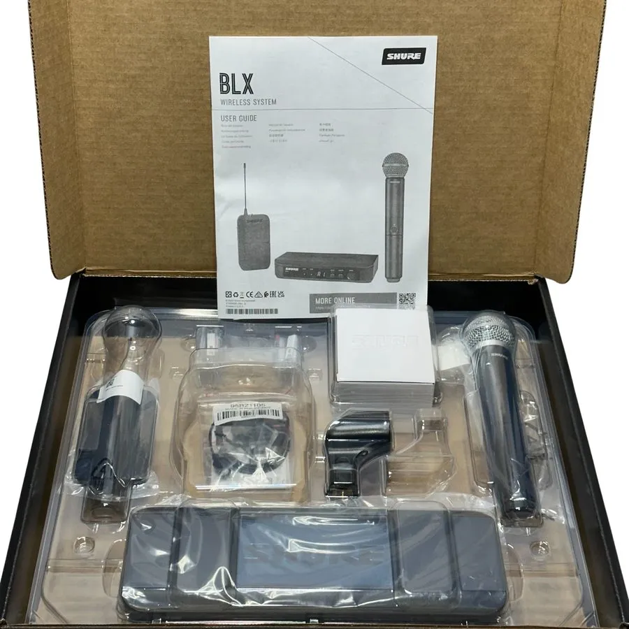 Радиосистема Shure BLX1288/CVL Dual Handheld/Lavalier Wireless Microphone System — фото лота 1