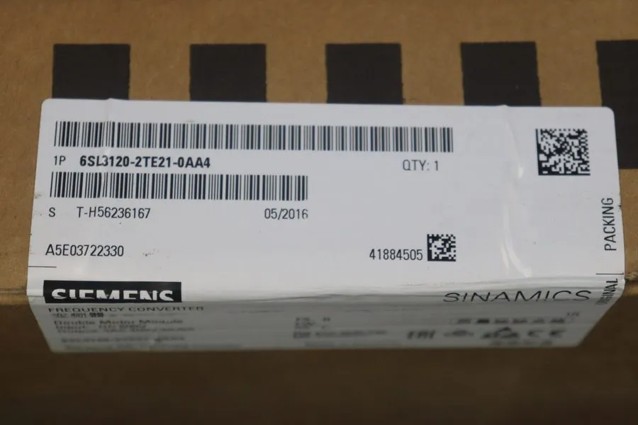 Частотный преобразователь Siemens SINAMICS 6SL3120-2TE21-0AA4 Inverter FS:B RS:C