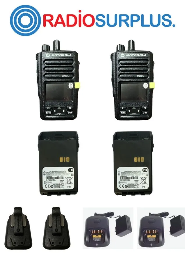 Антенна 2 x Motorola DP3661E VHF Radio MDH69JDQ9RA1AN & PMAD4147 Antenna only