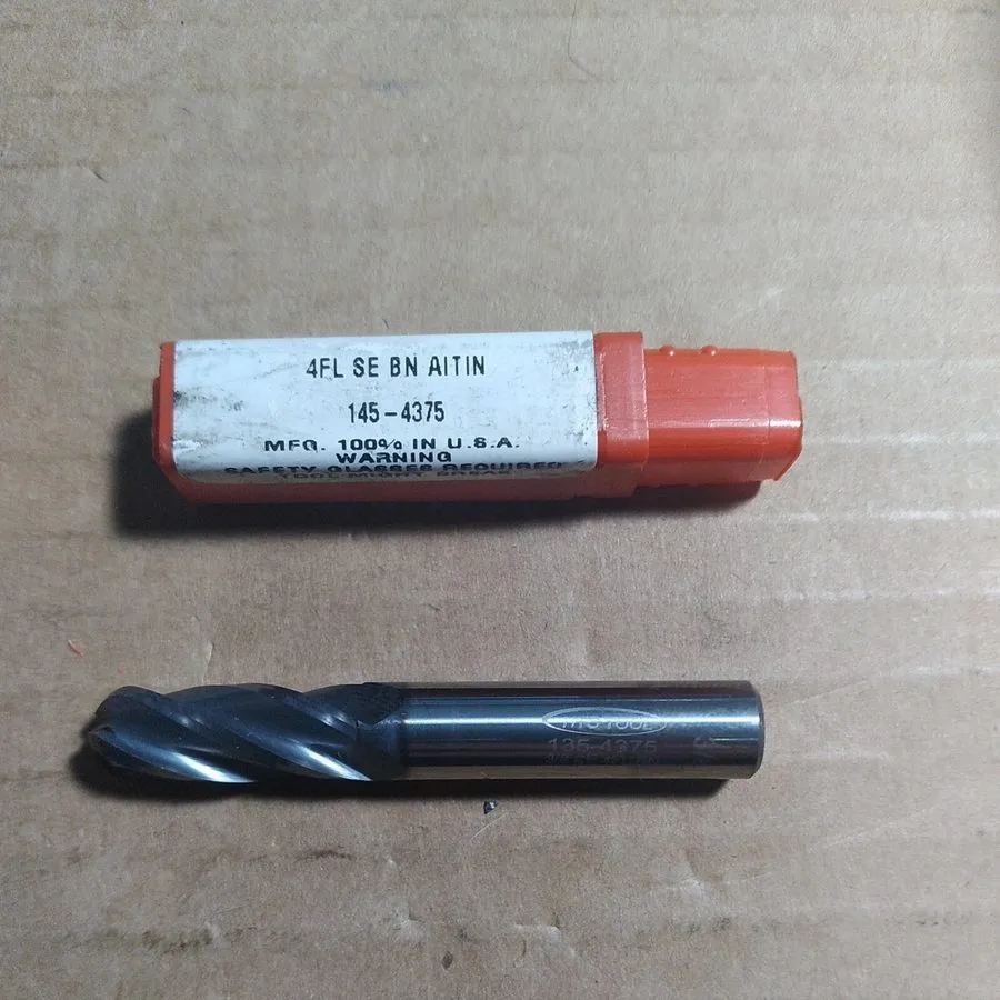 Режущий инструмент HTC Tool 135-4375 3/8x3/8x1x2-1/2 4FL SE BN AITIN Carbide End