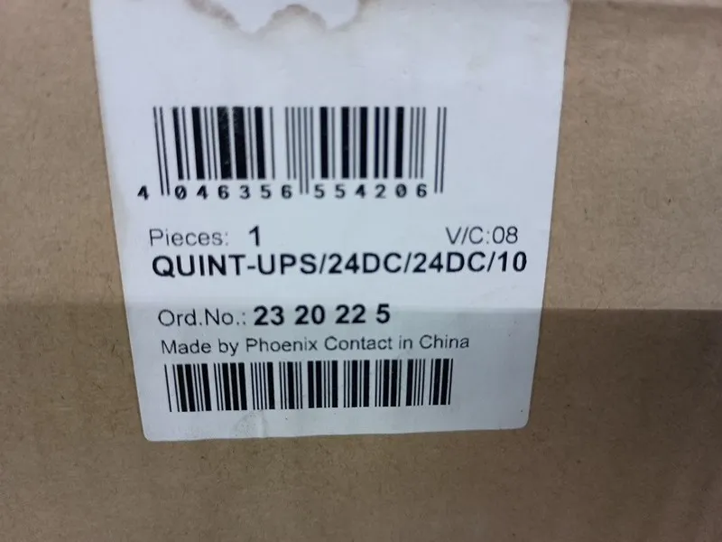 Блок питания Phoenix QUINT-UPS/ 24DC/ 24DC/10/3.4AH 2320267 Power Supply — фото лота 2