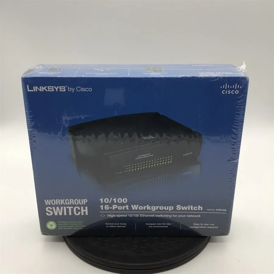 Коммутатор Linksys by Cisco 16-Port Workgroup 10/100 Switch Black EZXS16W