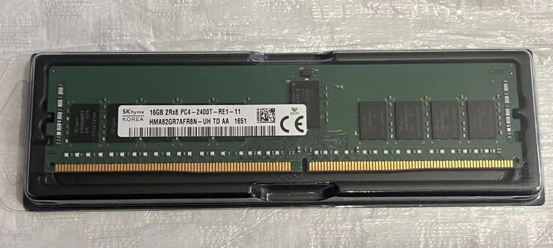 Модуль памяти SK Hynix 16GB 2Rx8 PC4-2400T DDR4 RDIMM Server RAM HMA82GR7AFR8N-U