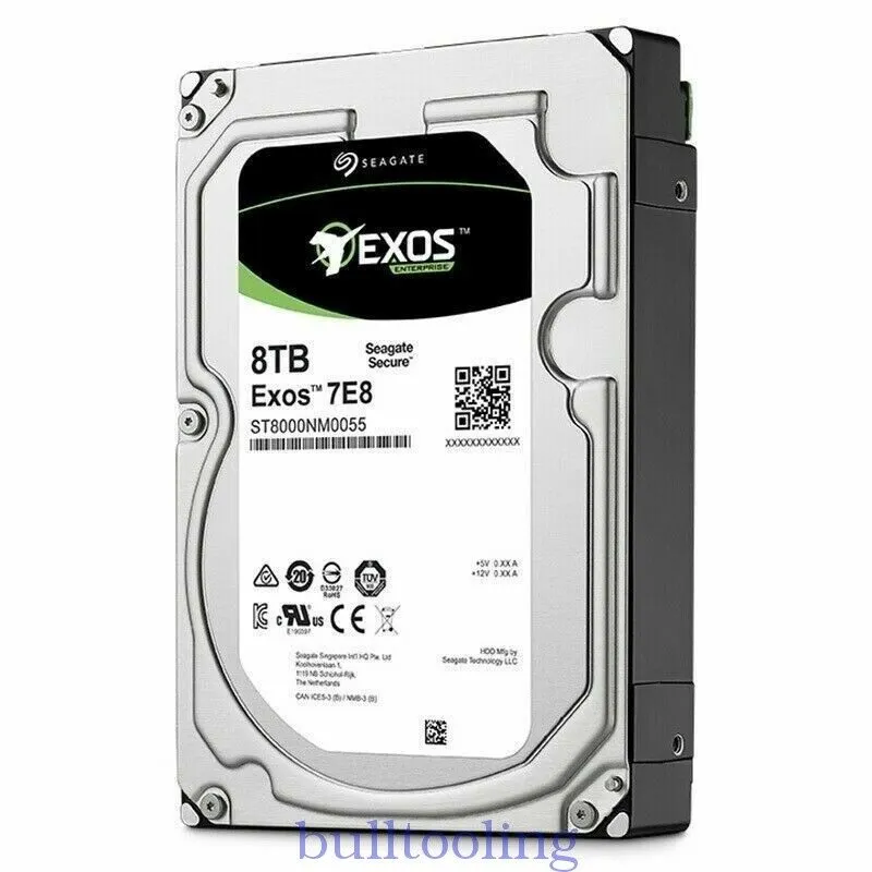 Жёсткий диск Seagate Exos 7E8 8TB ST8000NM0055 3.5" SATA III Enterprise Hard Dri