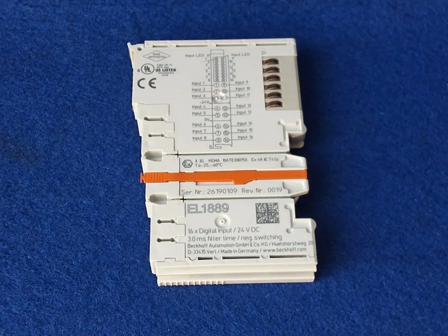 Модуль ввода-вывода Beckhoff EL1889 EtherCAT Terminal, 16-channel digital input,
